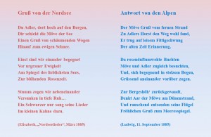 Ludwig und Sisi schrieben einander Gedichte