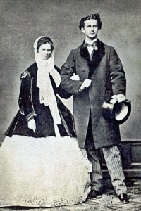 Verlobungsfoto von 1867 (Sammlung: HK)